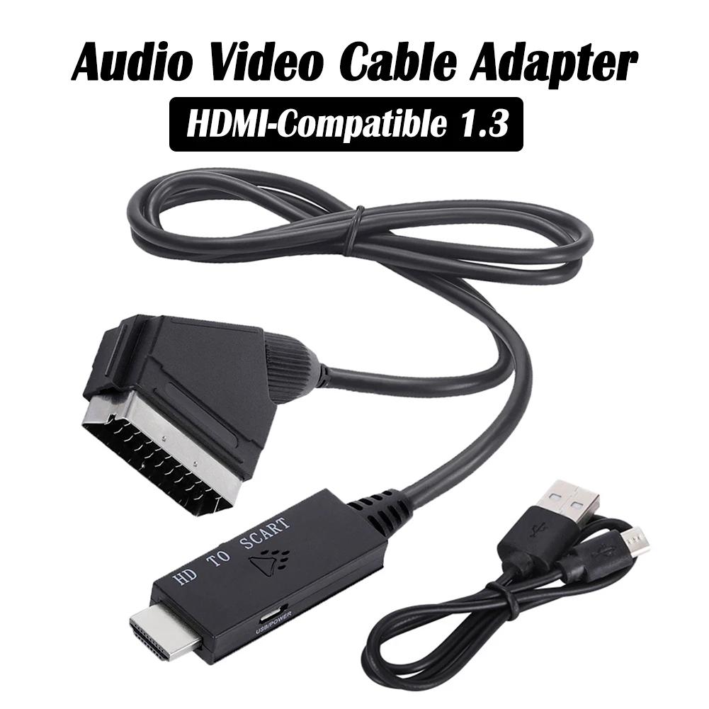 HDMI to Scart ̺    , USB ̺,  Һ  Ű, TV VHS VCR HD  ȯ